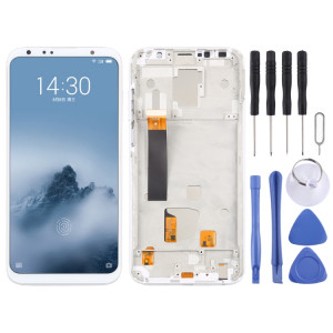 Écran LCD TFT pour Meizu 16 Plus Assemblage complet du numériseur avec cadre, ne prenant pas en charge l'identification des empreintes digitales SH06011304-20