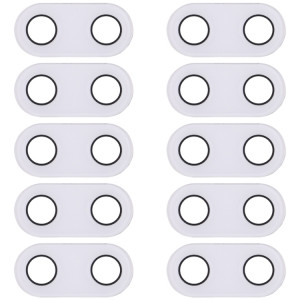 Objectif de caméra arrière 10 PCS pour Asus Zenfone 5 ZE620KL / ZS620KL (blanc) SH673W1001-20