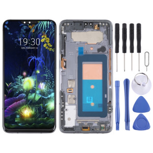 Écran LCD et numériseur complet avec cadre pour LG V50 ThinQ 5G LM-V500 LM-V500N LM-V500EM LM-V500XM LM-V450PM LM-V450 (Noir) SH676B836-20