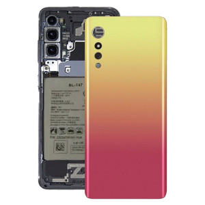 Couverture arrière de la batterie pour LG Velvet LMG910EMW LM-G910EMW / Velvet 5G LM-G900N LM-G900EM (Sunset de l'illusion) SH0GRL1996-20