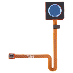 Câble flexible de capteur d'empreintes digitales pour LG K50 LMX520BMW LMX520EMW LM-X520 / Q60 LMX525EAW LMX525BAW LM-X525 / K12 Prime / K12 Max (Brésil) LMX525BAW (bleu) SH692L1001-20