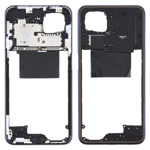 Pour OPPO A92s/Reno4 Z 5G PDKM00 plaque de lunette de cadre moyen (noir) SH755B347-20