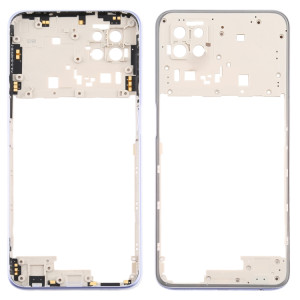 Pour OPPO A72 5G PDYM20 plaque de lunette de cadre moyen (violet) SH758P1240-20