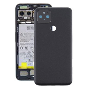 Cache arrière de la batterie d'origine pour Google Pixel 5 GD1YQ / GTT9Q (noir) SH64BL1331-20