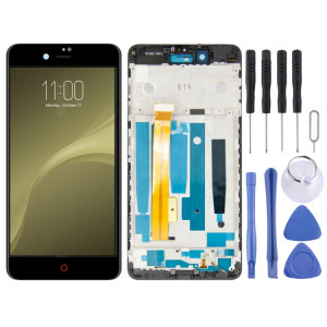 Écran LCD OEM pour ZTE Nubia Z11 Mini S NX549J Assemblage complet du numériseur avec cadre (noir) SH969B1927-20