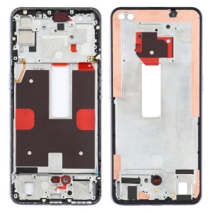 Pour OPPO Reno4 5G PDPM00, PDPT00, CPH2091 Plaque de lunette de cadre LCD pour boîtier avant (violet) SH179P71-20