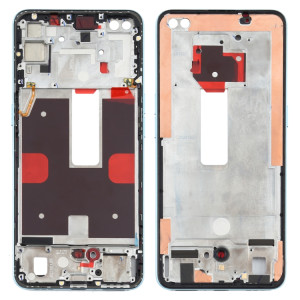 Pour OPPO Reno4 5G PDPM00, PDPT00, CPH2091 Plaque de lunette de cadre LCD pour boîtier avant (Bleu bébé) SH79TT1663-20