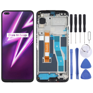 Écran LCD TFT pour OPPO Realme 6 Pro RMX2061 RMX2063 Ensemble complet de numériseur avec cadre SH121523-20