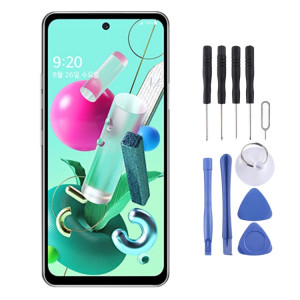 Écran LCD d'origine pour LG Q92 5G Digitizer Full Assembly avec cadre (Noir) SH235B1903-20