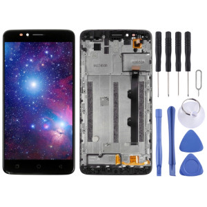 Écran LCD OEM pour T-Mobile Revvl Plus c3701a Assemblage complet du numériseur avec cadre (noir) SH269B28-20
