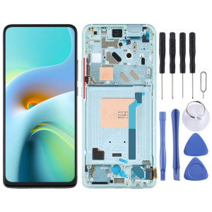 Écran LCD et numériseur complet avec cadre pour Xiaomi Redmi K30 Ultra / M2006J10C (vert) SH457G1553-20
