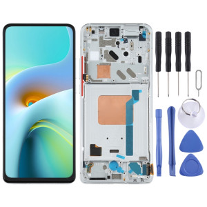 Écran LCD et numériseur complet avec cadre pour Xiaomi Redmi K30 Ultra / M2006J10C (argent) SH457S1132-20