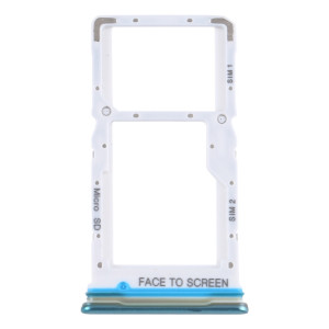Plateau de carte SIM + plateau de carte SIM / plateau de carte Micro SD pour Xiaomi Redmi Note 9 Pro 5G M2007J17C (vert) SH516G1092-20
