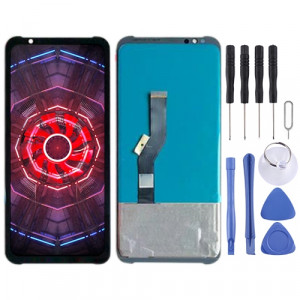 Écran LCD AMOLED d'origine pour ZTE Nubia Red Magic 3 / 3S NX629J avec numériseur complet (noir) SH738B671-20