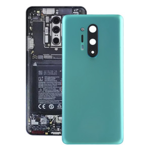 Pour le couvercle arrière de la batterie OnePlus 8 Pro avec couvercle d'objectif d'appareil photo (vert) SH17GL185-20