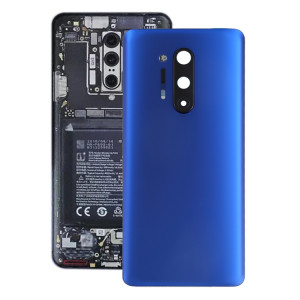 Pour le couvercle arrière de la batterie OnePlus 8 Pro avec couvercle d'objectif d'appareil photo (bleu) SH17LL715-20