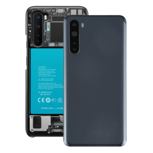 Pour le couvercle arrière de la batterie OnePlus Nord avec le couvercle de l'objectif de l'appareil photo (gris) SH19HL16-20