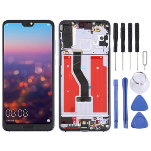 Écran LCD et numériseur Assemblage complet avec cadre pour Huawei P20 Pro (Twilight) SH32JS1814-20