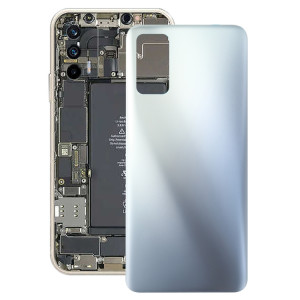 Pour OPPO Realme V15 / Realme X7 (Inde) RMX3029 Couvercle arrière de la batterie (Argent) SH81SL129-20
