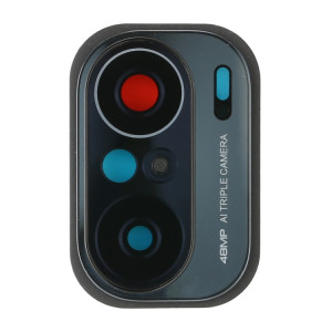Cache de l'objectif de la caméra pour Xiaomi Redmi K40 (48MP) M2012K11AC (Noir) SH907B1601-20