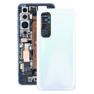 Couverture arrière de la batterie d'origine pour Xiaomi MI Note 10 Lite M2002F4LG M1910F4G (Blanc) SH12WL1836-20