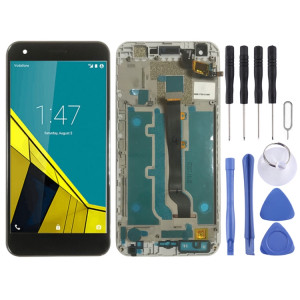 Écran LCD OEM pour Vodafone Smart Ultra 6 VF-995N VF995N Assemblage complet du numériseur avec cadre (noir) SH970B1958-20