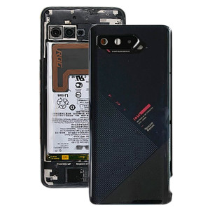 Couvercle arrière de la batterie d'origine pour téléphone Asus Rog Téléphone 5 ZS673KS (Noir) SH106B1918-20