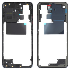 Plaque de lunette de cadre moyen pour Xiaomi Redmi Note 10 M2101K7AI M2101K7AG (Noir) SH189B261-20
