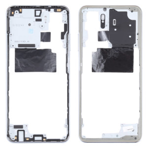Plaque de lunette de cadre moyen pour Xiaomi Redmi Note 10 M2101K7AI M2101K7AG (Blanc) SH189W1734-20