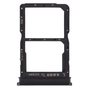 Plateau de carte SIM + Bac de carte NM pour Huawei P Smart S (Noir) SH224B1819-20