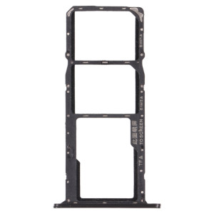 Plateau de carte SIM + plateau de carte SIM + plateau de carte micro SD pour l'honneur 8s 2020 (Noir) SH225B718-20