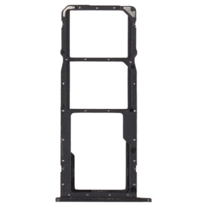 Plateau de carte SIM + plateau de carte SIM + plateau de carte micro SD pour l'honneur 8A 2020 (Noir) SH233B1241-20