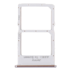 Plateau de carte SIM + Bac de carte NM pour Huawei Nova 7i (Argent) SH235S972-20