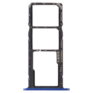 Plateau de carte SIM + plateau de carte SIM + plateau de carte micro SD pour l'honneur 8s (Bleu) SH243L570-20