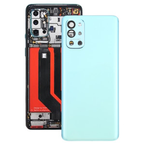 Pour le couvercle arrière de la batterie OnePlus 9R avec objectif d'appareil photo (bleu) SH48LL1061-20
