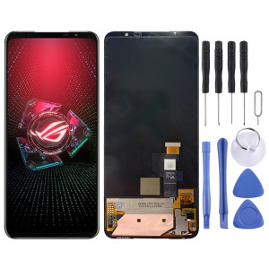 Écran LCD et numériseur Assemblage complet pour Téléphone ASUS ROG 5 ZS673KS I005DA (Noir) SH346B500-20