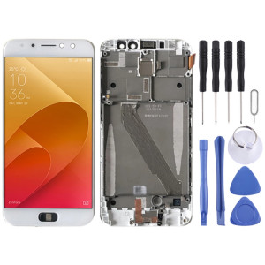 Écran LCD et numériseur Assemblage complet avec cadre pour Asus Zenfone 4 selfie pro zd552kl z01md (blanc) SH350W1241-20