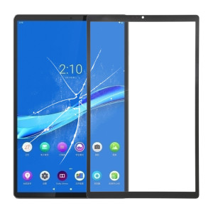 Lentille en verre extérieur à l'écran avant pour la languette Lenovo M10 Plus / TB-X606F / TB-X606X / TB-X606 (Noir) SH444B1546-20