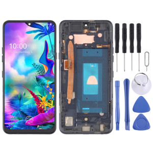 Écran LCD d'origine pour LG G8X ThinQ LMG850EMW LM-G850 Digitizer Assemblage complet avec cadre (Noir) SH486B1485-20