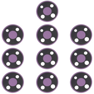 10 PCS Back Camera Lens pour Nokia 3.4 TA-1288 TA-1285 TA-1283 (Violet) SH616P1729-20