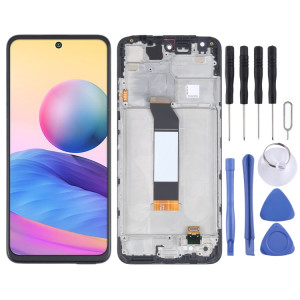 Écran LCD et numériseur Assemblage complet avec cadre pour Xiaomi Redmi Note 10 5G M2103K19G M2103K19C SH2645980-20