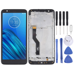 Écran LCD et numériseur Assemblage complet avec cadre pour Motorola Moto E6 / Moto E XT2005-3 XT2005-1 XT2005DL (Noir) SH61BL453-20