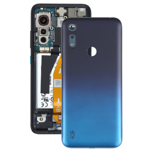 Couverture arrière de la batterie pour Motorola Moto E6i XT2053-5 (bleu) SH775L518-20