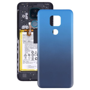 Couverture arrière de la batterie pour Motorola Moto G Play (2021) (Bleu) SH785L1265-20