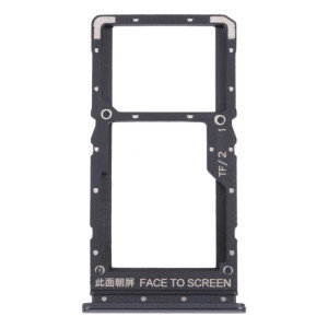 Plateau de carte SIM + plateau de carte SIM / plateau de carte micro SD pour Xiaomi Redmi Note 10 5G / Poco M3 PRO 5G M2103K19G M2103K19C M2103K19PG M2103K19PI (Noir) SH872B322-20