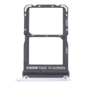 Plateau de carte SIM + plateau de carte SIM pour xiaomi mi 10s (argent) SH874S246-20