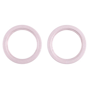 2 PCS Caméra arrière Verre Verre Lentille en métal à l'extérieur Bague de cerceau pour iPhone 13 SH996F662-20