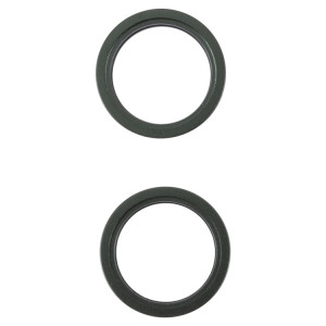 2 PCS Caméra arrière Lentille de verre en métal à l'extérieur du protecteur Hoop Bague pour iPhone 13 (vert) SH996G1255-20