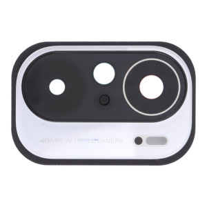 Couvercle de la lentille de la caméra pour Xiaomi Poco F3 (48MP) M2012K11AG (blanc) SH005W1575-20