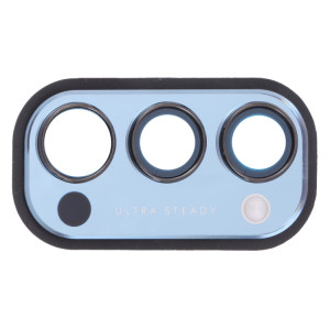 Pour OPPO Reno4 5G PDPM00, PDPT00, CPH2091 Couvercle d'objectif de caméra (Bleu) SH040L1979-20